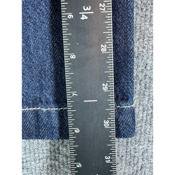 Rebecca Minkoff Wide Leg Jeans Women's 27x30 Stretch Blue High Rise Denim Pants - Picture 5 of 6